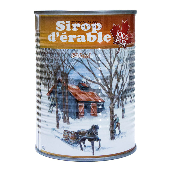 Sirop d'érable pur biologique foncé (conserve)