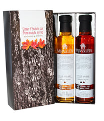 Coffret-cadeau duo sirop d'érable biologique